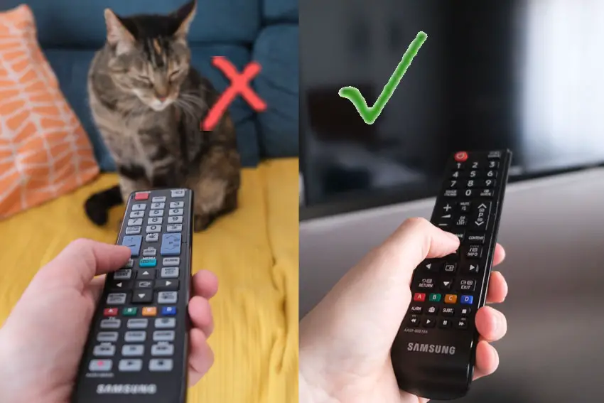 how to point your tv remote at your TV
