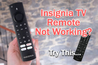 Insignia TV Remote Not Working? Try THIS First
