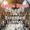 adobe stock standard vs extended license