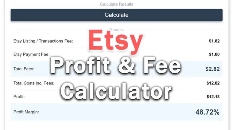 etsy profit and fee calculator