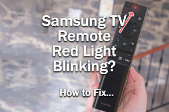 Samsung Frame TV Remote Not Working (Red Light Flashing)