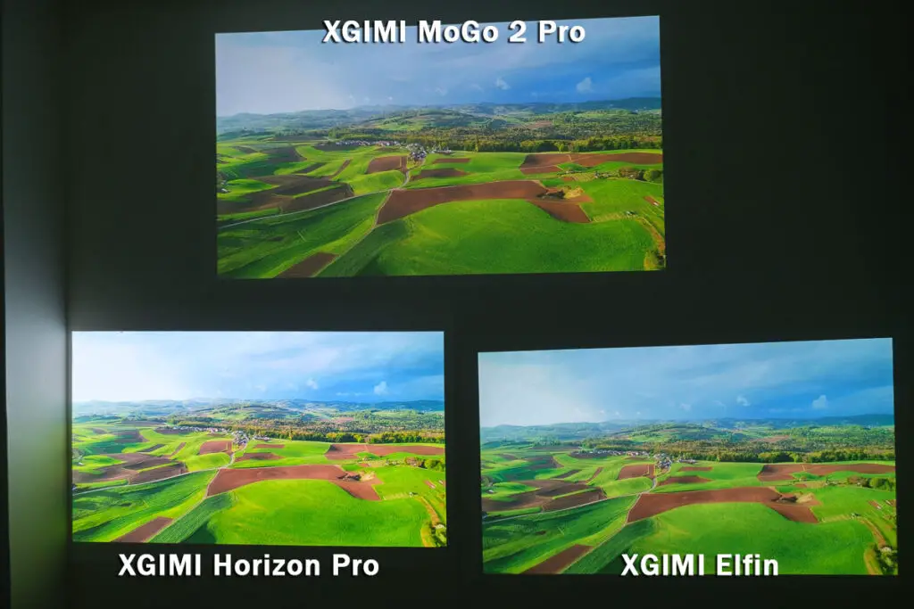 xgimi horizon pro picture quality comparison
