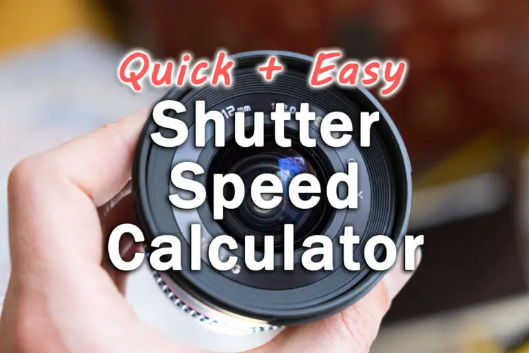 shutter speed calculator