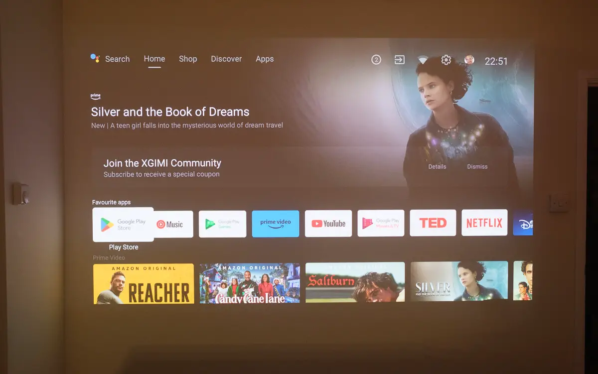 android tv 11.0 on the xgimi horizon ultra